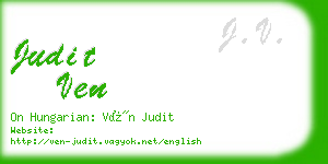 judit ven business card